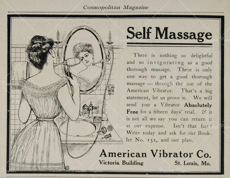 Cosmopolitan magazine advert for self massager 